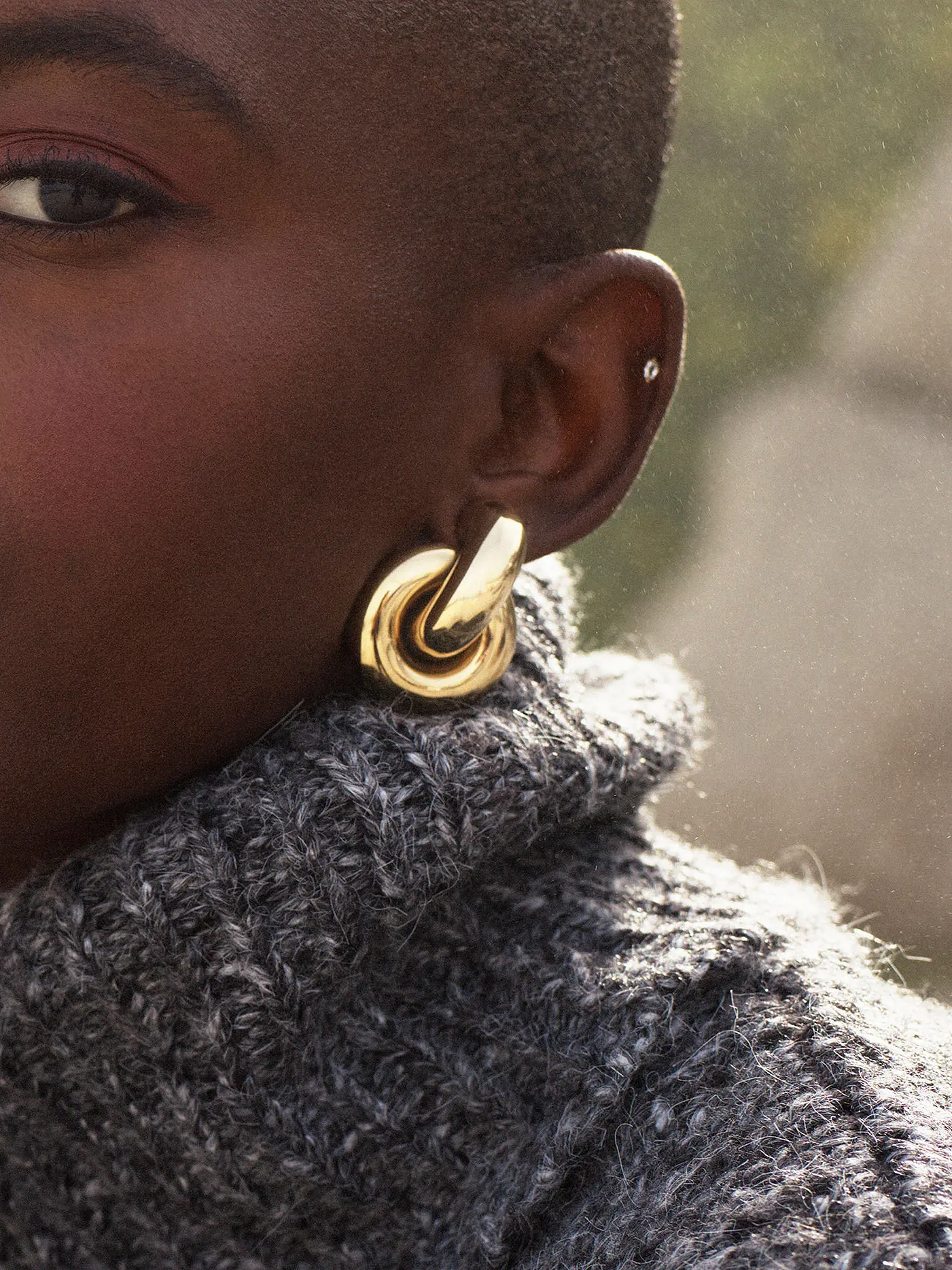 EDBLAD | Ohrstecker REDONDO STUDS Steel | gold